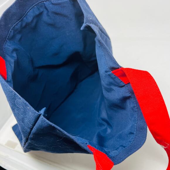 Kiehl's Limited Edition Bannecker Tote Bag Small Navy Blue Gold - Picture 4 of 4